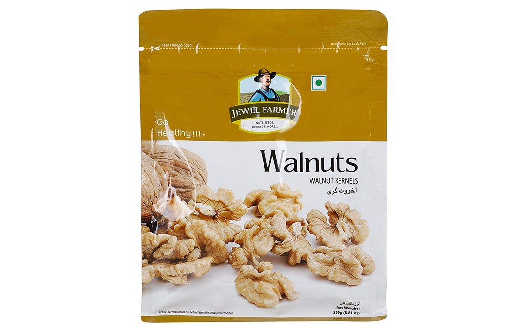 Jewel Farmer Walnuts (Walnut Kernels)   Box  250 grams